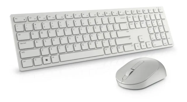 Dell | Keyboard and Mouse | KM5221W Pro | Keyboard and Mouse Set | Wireless | Mouse included | US | White