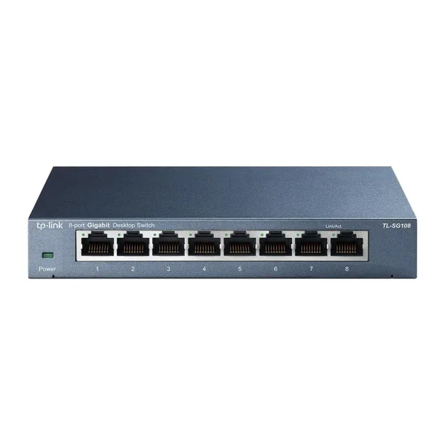 Switch|TP-LINK|8x10Base-T / 100Base-TX / 1000Base-T|TL-SG108
