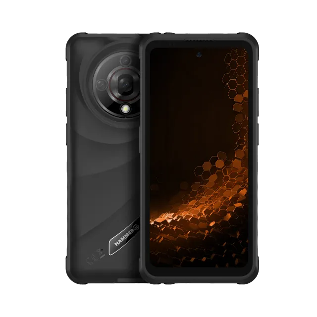 Hammer | Iron 6 | Black | 6.56 " | IPS | 1612 x 720 pixels | Mediatek | Dimensity 6300 | Internal RAM 6 GB | 128 GB | microSD | Dual SIM | 4G | 5G | Main camera resolution 64 MP | Android | 15 | 6050 mAh