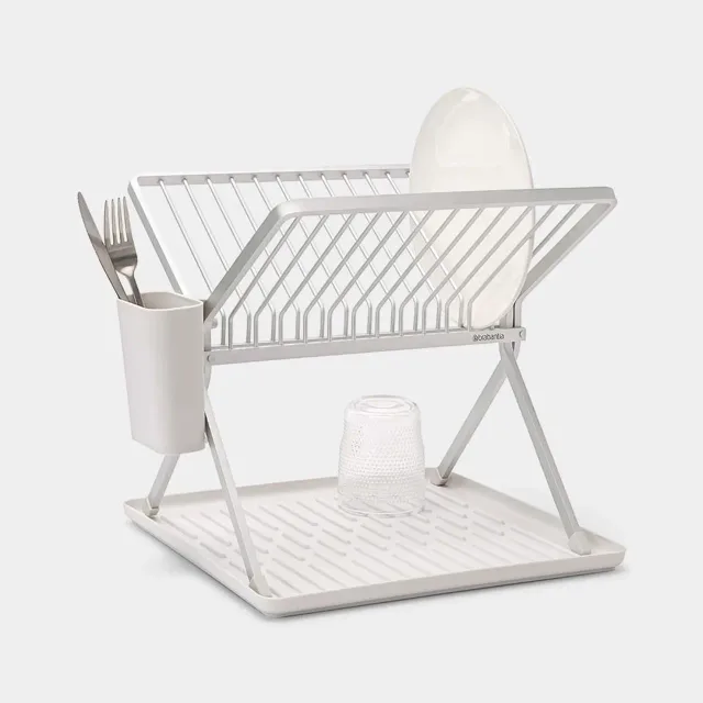 BRABANTIA saliekams trauku žāvētājs, light grey