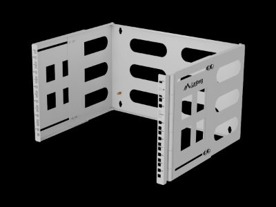 Lanberg Folding Bracket Wall-mount 19" 6U, FB01-5406-10S, Grey