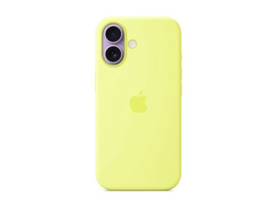 Apple iPhone 17 Silicone Case with MagSafe - Neon Yellow, Apple