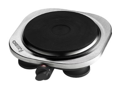 CR 6510, Number of burners/cooking zones 1, Rotary knob, Electric, Stainless steel