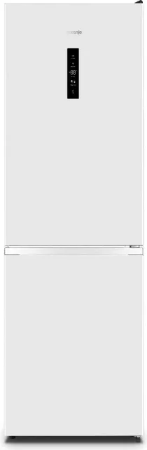 Gorenje N619EAW4 | Energy efficiency class E | Free standing | Combi | Height 186 cm | No Frost system | Fridge net capacity 207 L | Freezer net capacity 97 L | Display | 39 dB | White