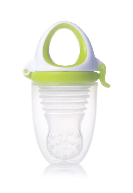 Kidsme Food Feeder Plus bērna ēdināšanas ierīce no 6 mēn, Lime