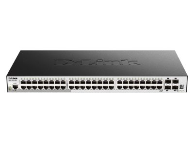 Stackable Smart Managed Switch with 10G Uplinks, DGS-1510-52X/E, Managed L2, Rackmountable, Gigabit Ethernet (copper) ports quantity 48