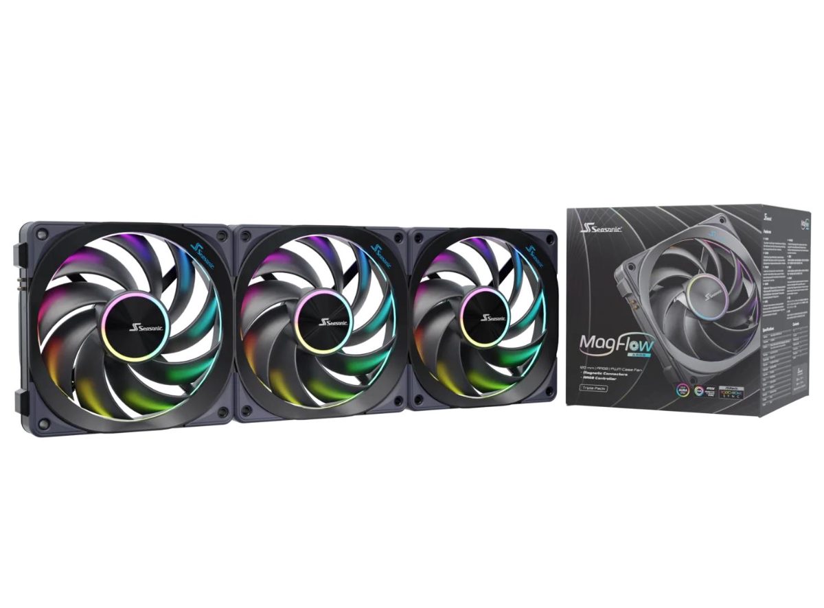 CASE FAN 120MM ARGB/3-PACK MAGFLOW-ARGB-3 SEASONIC