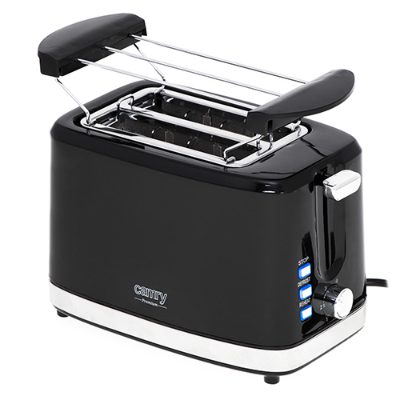Toaster, CR 3218, Power 750 W, Number of slots 2, Housing material Plastic, Black