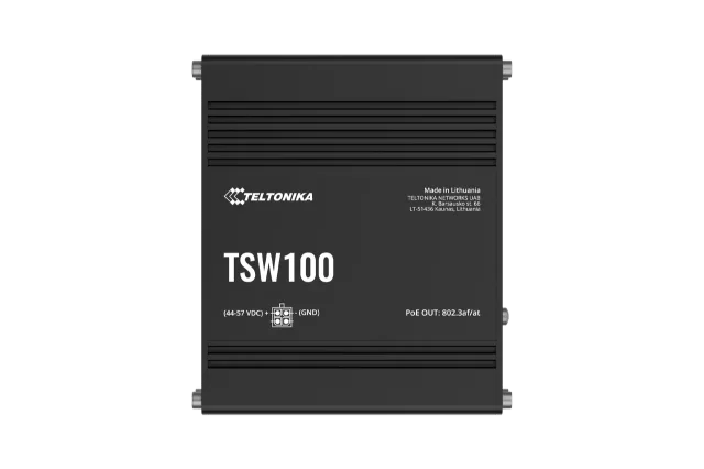 Teltonika Ethernet Switch | TSW100 | Unmanaged | Wall-mountable
