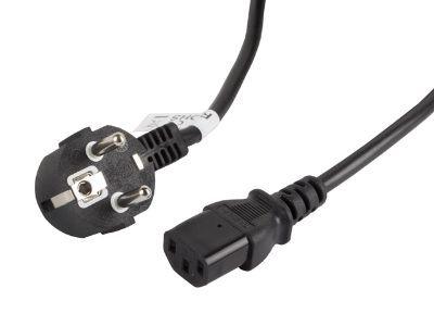 CEE 7/7 to IEC 320 C13 Power Cord, CA-C13C-11CC-0030-BK