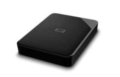 External HDD, WESTERN DIGITAL, Elements Portable SE, 2000 GB, Colour Black, WDBEPK0020BBK-WESN