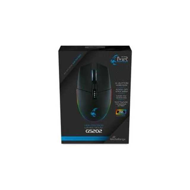 MOUSE USB OPTICAL BLACK/MRGS202 MEDIARANGE