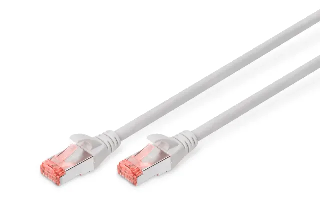 Digitus CAT 6 S/FTP | Patch cord | Length 15 m | Grey