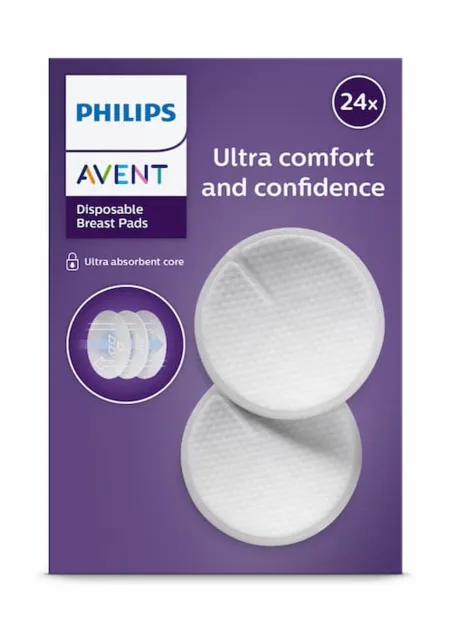 Philips Avent Vienreizējas lietošanas krūšturu ieliktnīši (24 gab.)