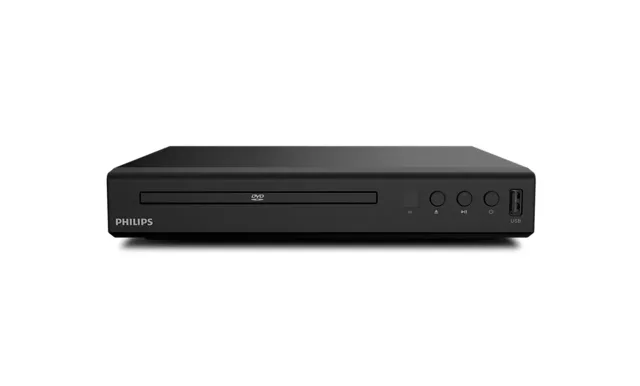 PHILIPS DVD atskaņotājs, melnas
