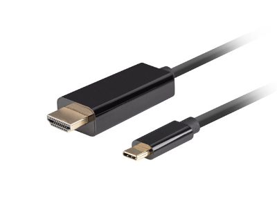 Lanberg USB-C to HDMI Cable, 3 m 4K/60Hz, Black, Lanberg, USB-C to HDMI Cable, CA-CMHD-10CU-0030-BK, 3 m