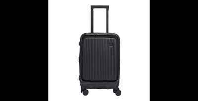 Barcelona Carry-on Luggage 20", Midnight Black