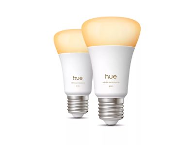 Philips Hue WA 810 A60 2P EU, E27, 6 W, White and colour light, Bluetooth and Zigbee