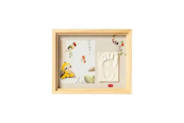 Tiny Love Simple frame wooden komplekts mazuļa pēdiņu vai rociņu nospieduma izveidošanai
