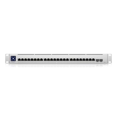 Unifi Switch, USW-EnterpriseXG-24, Managed L3, Rackmountable, Gigabit Ethernet (copper) ports quantity 24, SFP+ ports quantity 2x 25G SFP, Power supply type Internal