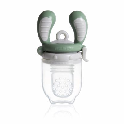 Kidsme Food Feeder bērna ēdināšanas ierīce cietiem produktiem (vidējs), Grey, no 4 mēn.