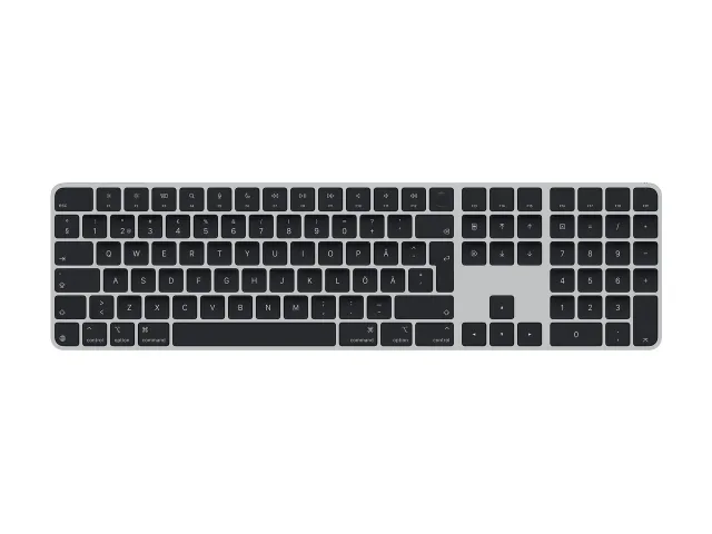 Apple Magic Keyboard with Touch ID and Numeric Keypad | MXK83S/A | Standard | Wireless | Bluetooth | Swedish