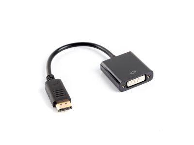 Lanberg Adapter Dual Link DisplayPort 1.2 to DVI-I, AD-0007-BK