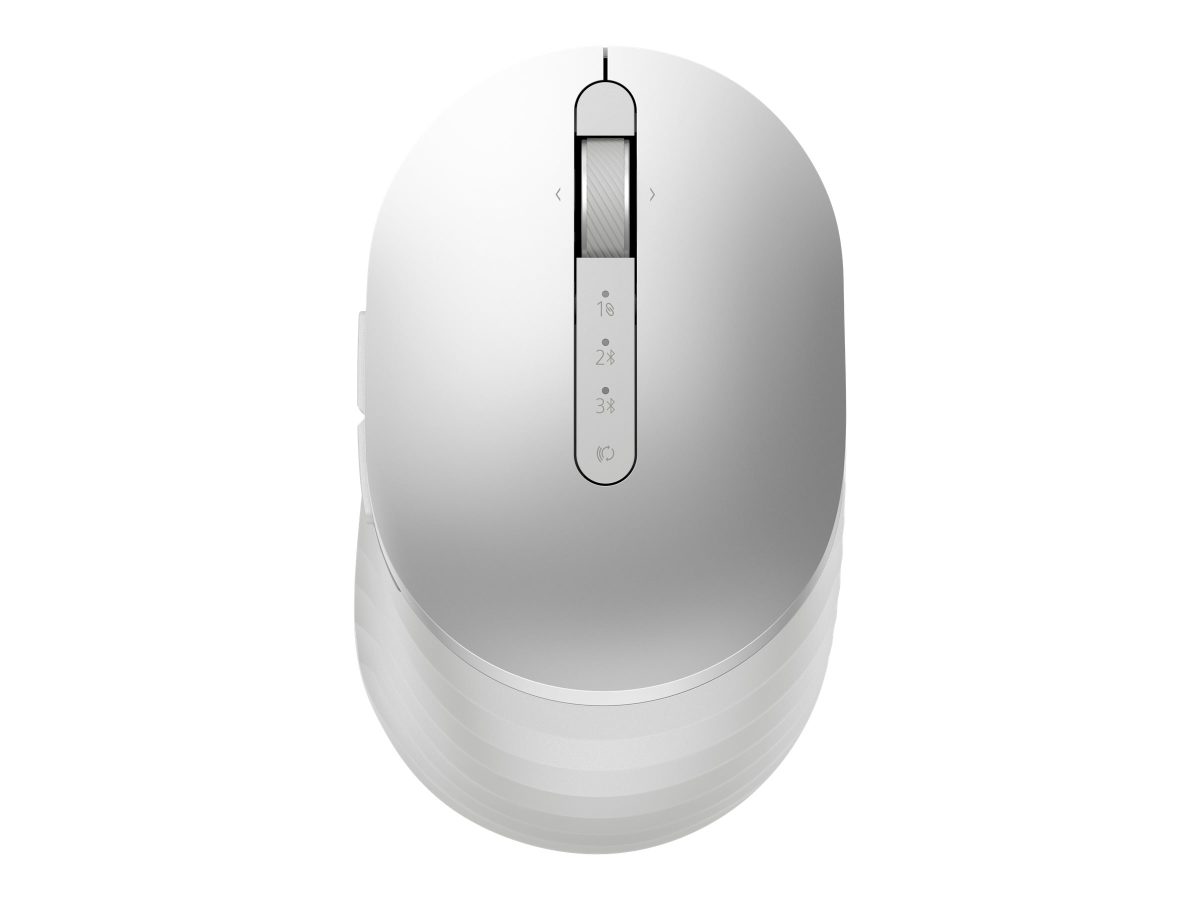 Premier Rechargeable Wireless Mouse, MS7421W, Wireless optical, 2.4GHz Wireless Optical Mouse, Wireless - 2.4 GHz, Bluetooth 5.0, Platinum silver
