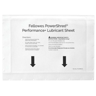 Shredder oil sheets 10 pcs, 4025601, Easy to use no spills and no mess; Improves your shredders performance by keeping the cutters lubricated