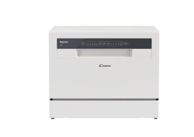 Candy Dishwasher | CP 6E51LW | Table | Width 55 cm | Number of place settings 6 | Number of programs 5 | Energy efficiency class E | White