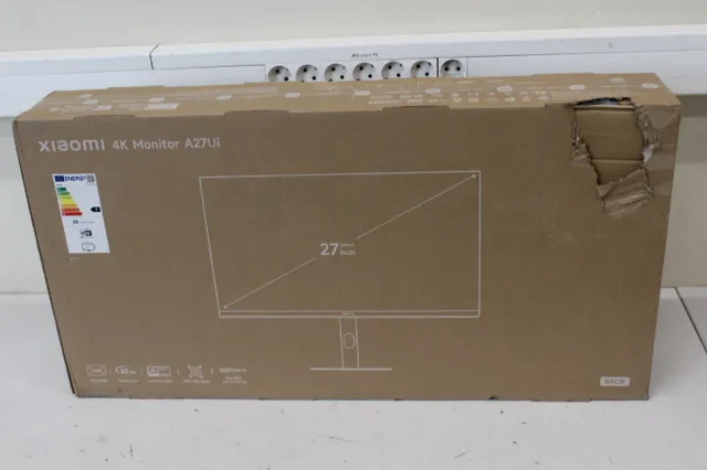 Xiaomi | 4K Monitor A27Ui EU | 27 " | IPS | UHD | 16:9 | 60 Hz | 6 ms | 3840 x 2160 pixels | 360 cd/m² | HDMI ports quantity 2