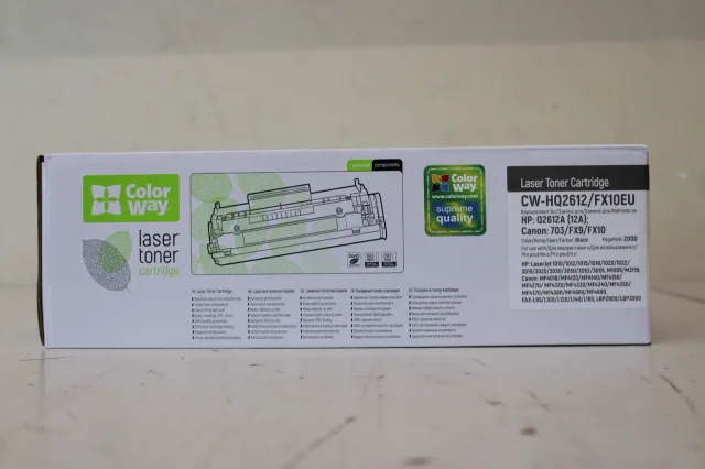 SALE OUT. ColorWay Toner Cartridge | Black | DAMAGED PACKAGING
