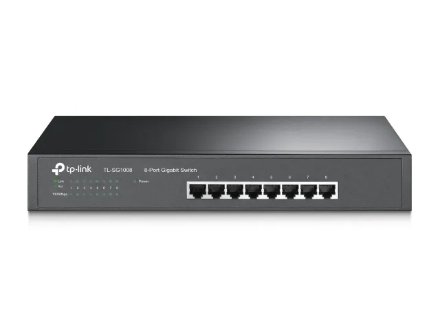 TP-LINK | 8-Port Gigabit Switch | TL-SG1008 | Unmanaged | Desktop/Rackmountable