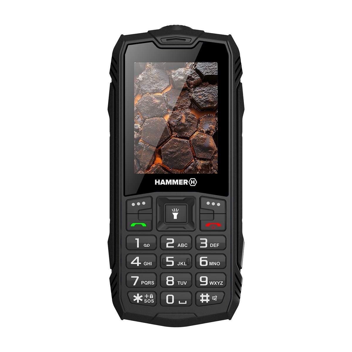 Hammer ROCK LTE, Black, 2.4 ", IPS, 48 MB, 128 MB, Dual SIM, 3G, Main camera resolution 2 MP, 3000 mAh, USED, REFURBISHED, WITHOUT  ACCESSORIES
