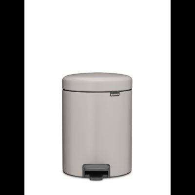 BRABANTIA atkritumu tvertne ar pedāli NewIcon, 5 l, Soft Grey