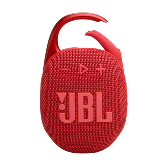 JBL ūdensizturīga portatīvā skanda ar karabīni, sarkans