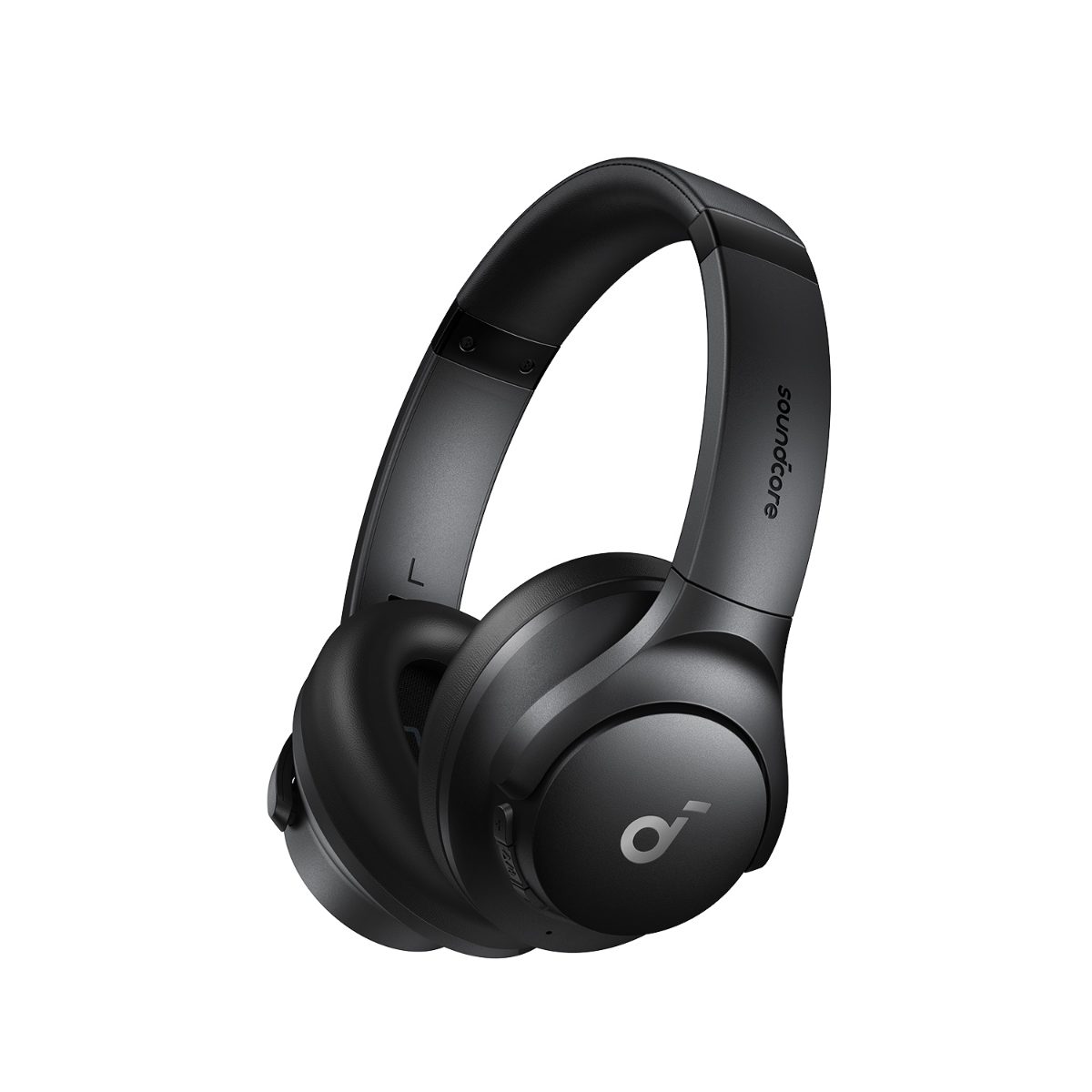 Headphones, Q20i, Bluetooth, Over-ear, Microphone, Black, Wireless