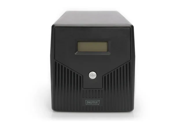 Digitus | Line-Interactive UPS | Line-Interactive UPS DN-170075, 1500VA, 900W, 2x 12V/9Ah battery, 4x CEE 7/7 outlet, 2x RJ45, 1x USB 2.0 type B, 1x RS232, LCD, Simulated Sine Wave, 380x158x198mm, 10.1kg | 1500 VA | 900 W