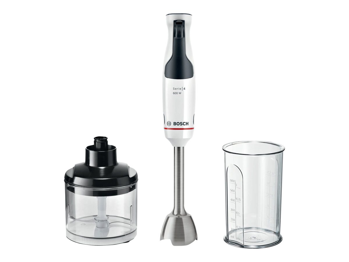 Hand Blender, MSM4W220 ErgoMaster, 600 W, Number of speeds Stepless, White