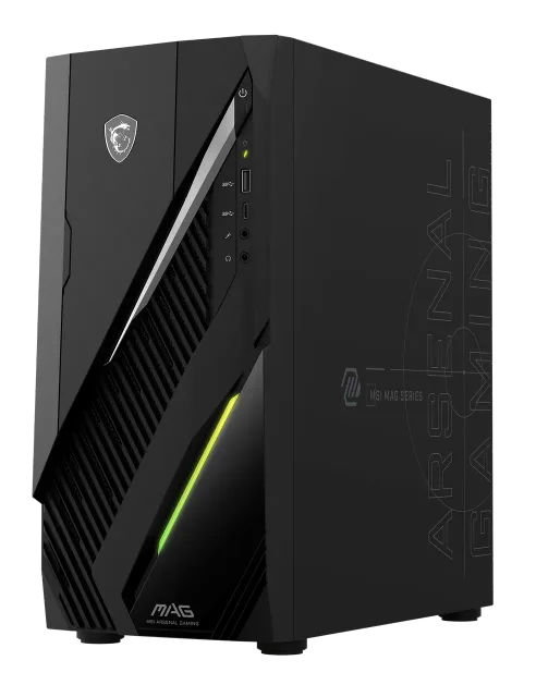 MSI MAG Infinite E1 | 14NVL5-104EU | Desktop | Tower | Intel Core i5 | i5-14400F | Internal memory 16 GB | UDIMM DDR5 | 1000 GB | NVIDIA GeForce RTX 5060 | No Optical drive | Keyboard language No keyboard | Windows 11 Home | Warranty 24 month(s)