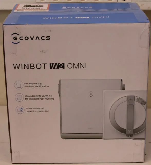 SALE OUT. Ecovacs | Window Cleaning Robot | WINBOT W2 OMNI | Corded | 2800 Pa | White | USED, DIRTY, SCRATCHED, MISSING LIQUID BOTTLE