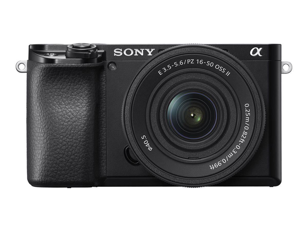 Sony ILCE-6100 Mirrorless Camera + 16-50mm Lens, Black, Sony