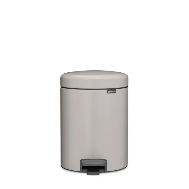 BRABANTIA atkritumu tvertne ar pedāli NewIcon, 5 l, Soft Grey