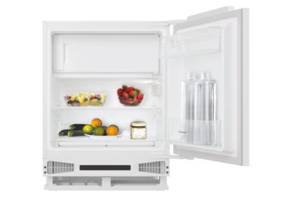 Candy Refrigerator, CM4SE68W, Energy efficiency class E, Built-in, Larder, Height 82.6 cm, Fridge net capacity 95 L, Freezer net capacity 16 L, 40 dB, White