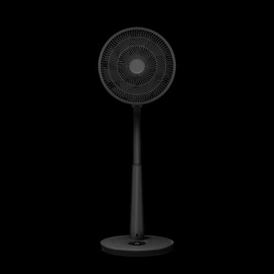 Duux Fan, Whisper 3, Stand Fan, 19 W, Diameter 34 cm, Number of speeds 26, Oscillation, Remote control, Black