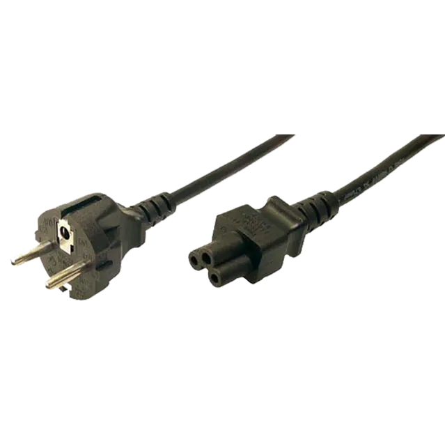 Logilink | Black CEE7/7 Schuko | C5 coupler