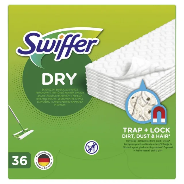 Swiffer Sweeper sausās salvetes, 36gab