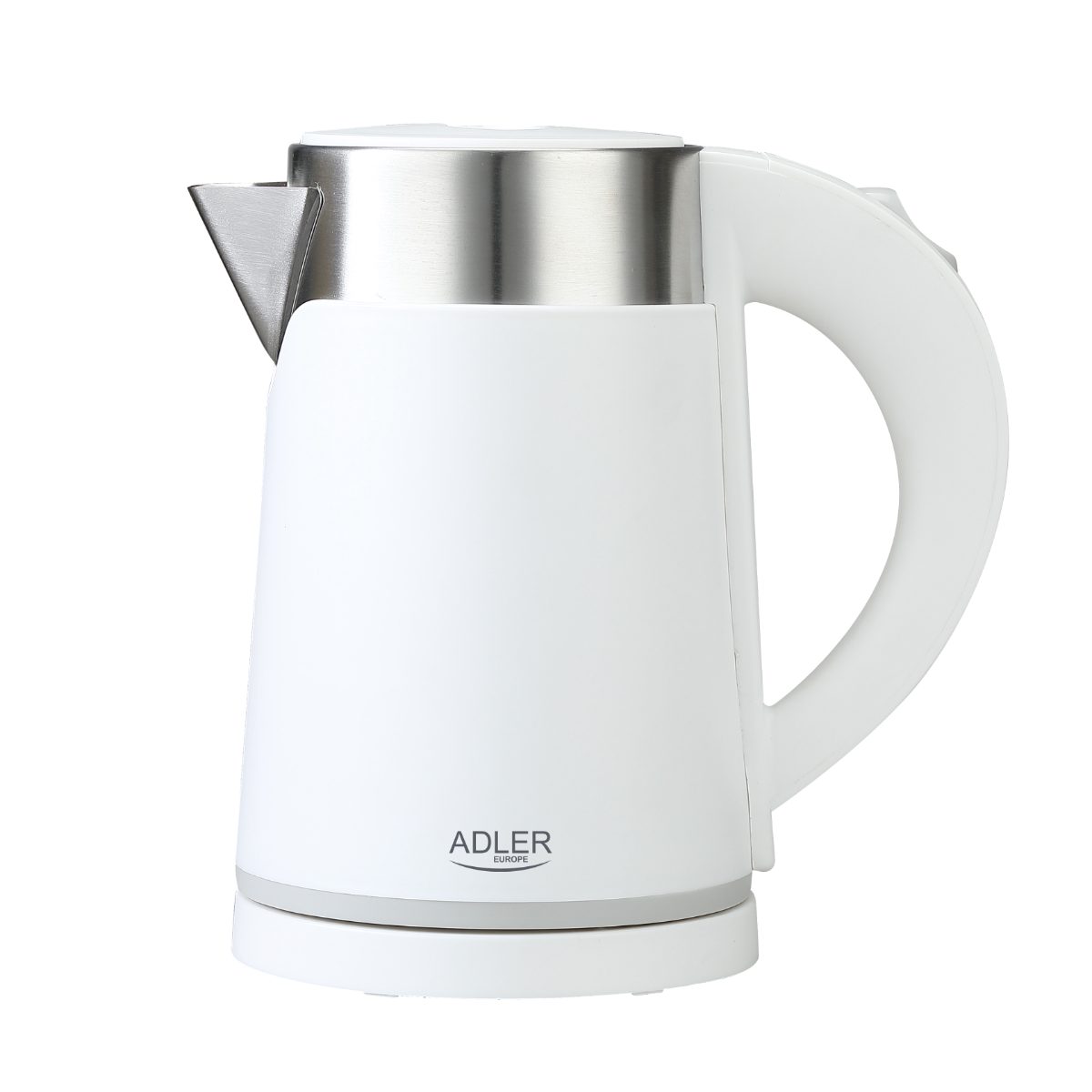 Kettle, AD 1372, Electric, 800 W, 0.6 L, Plastic/Stainless steel, 360° rotational base, White
