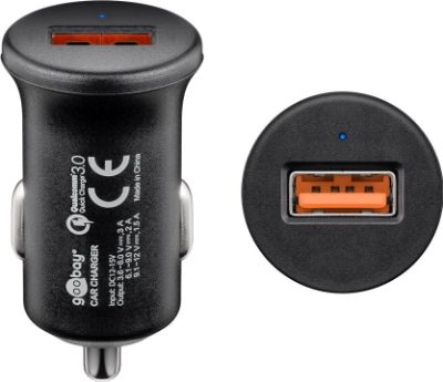 Quick Charge QC3.0 USB car fast charger, USB 2.0 Female (Type A)