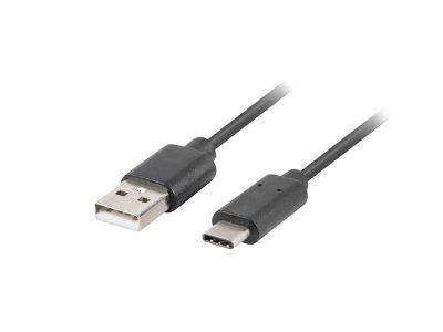 USB-C to USB-A2.0 Cable Black QC 3.0, 1.8 m, CA-USBO-20CU-0018-BK, USB Type-A to USB Type-C